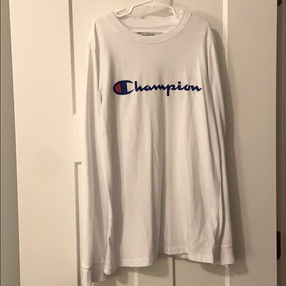 Champion White Long Sleeve Top